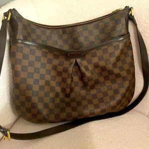 Damier Ebene Louis Vuitton Bloomsbury crossbody bag